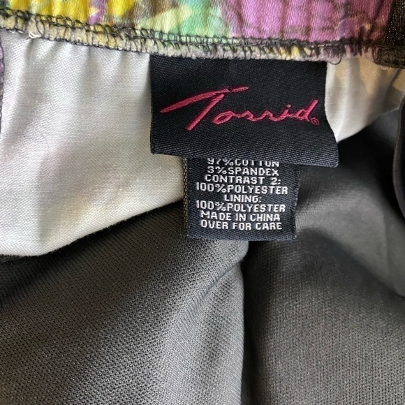 Torrid Dress Size 12 Sundress Adjustable Sleeveless Women's Floral Fit & Flare - Picture 6 of 7